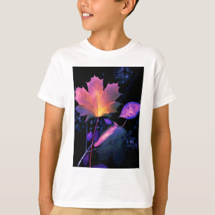 Höst löv i Neon T-shirt