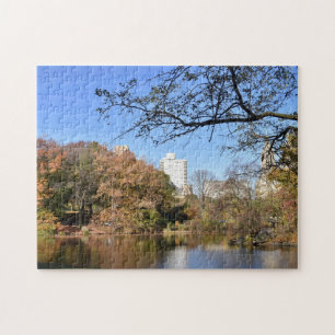 Höst löv i New York City Central Park NYC Pussel