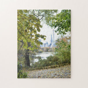 Höst löv i New York City Central Park NYC Pussel