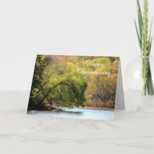 Höst löv i NJ - Thanksgiving Card Helgkort