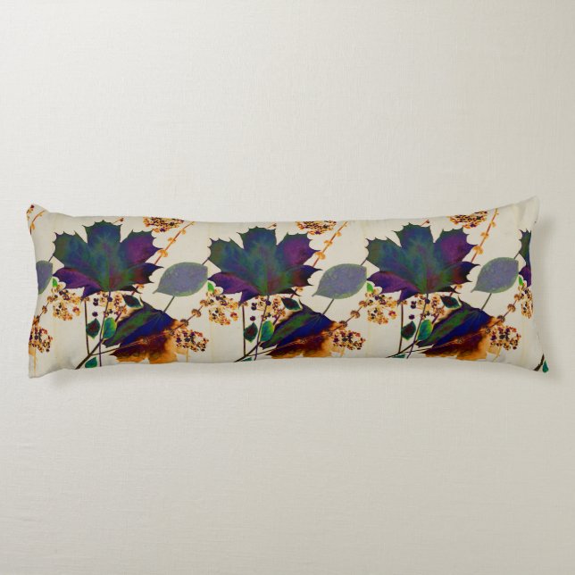 HÖST LÖV i ROYALET FÄRG Kroppskudde (Baksidan)