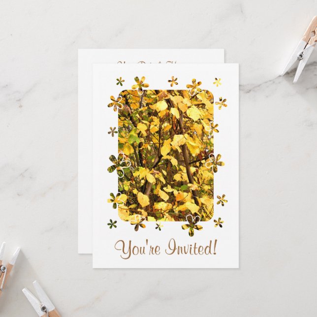 HÖST LÖV INBJUDNINGAR (Fram/Back In Situ)