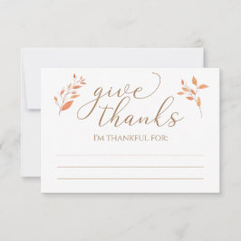 Höst löv jag är tacksam för tacksam Thanksgiving