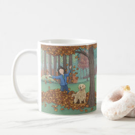 Höst löv kaffe Mugg