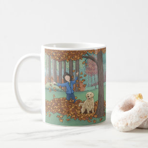 Höst löv kaffe Mugg