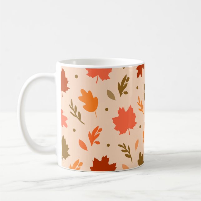 Höst löv kaffemugg (Vänster)