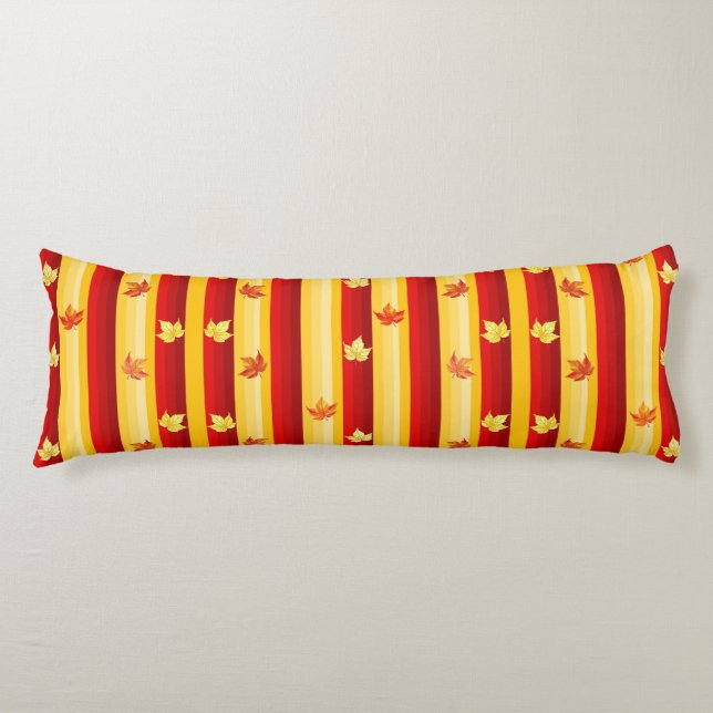 Höst löv kudde (Framsidan)