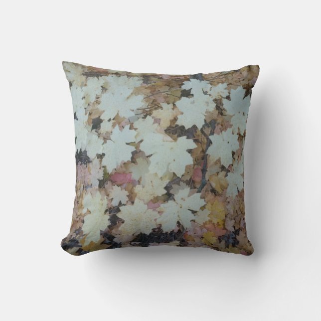 Höst löv kudde (Framsida)