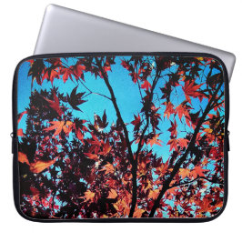 Höst löv laptop fodral
