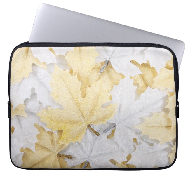 Höst löv laptop fodral (Framsidan)