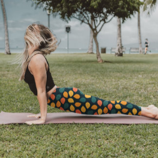 Höst löv leggings