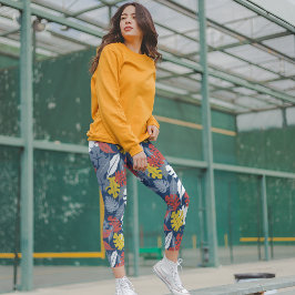 Höst löv leggings
