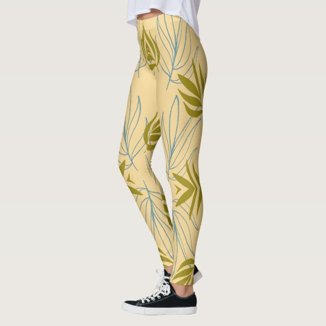 Höst löv Leggings (Vänster)