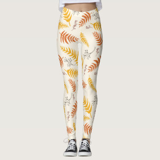 Höst löv leggings