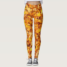 Höst löv Leggings