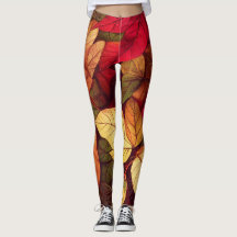Höst löv Leggings