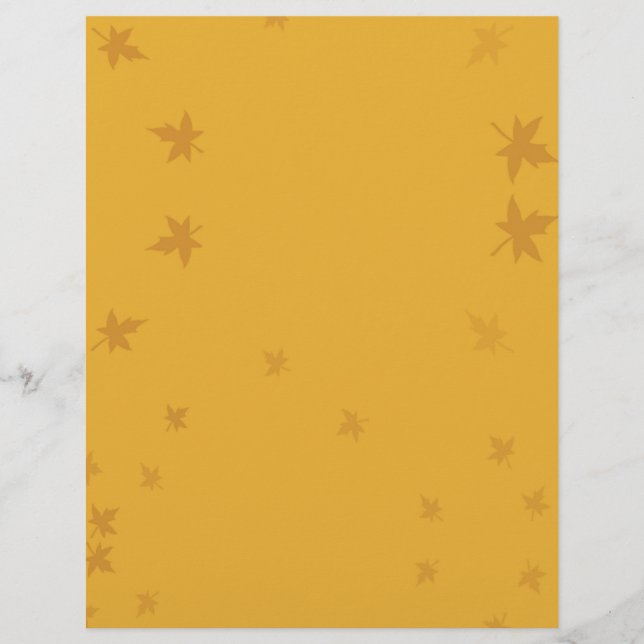 Höst löv Letterhead (Framsida)