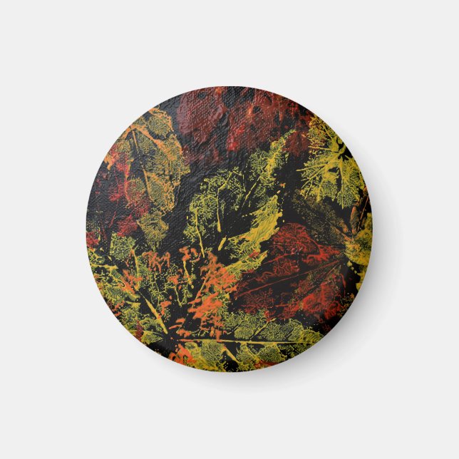 Höst löv Magnet (Framsidan)