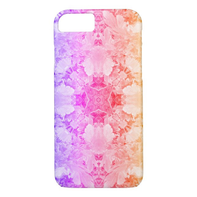Höst löv Mandala Art Hippie Tapestry Weave Case-Mate iPhone Skal (Baksida)