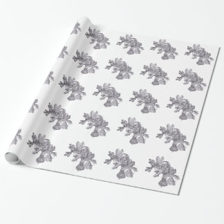 Höst löv med ekollonar presentpapper