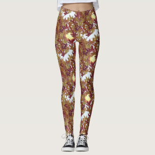 Höst löv med Sol Legging