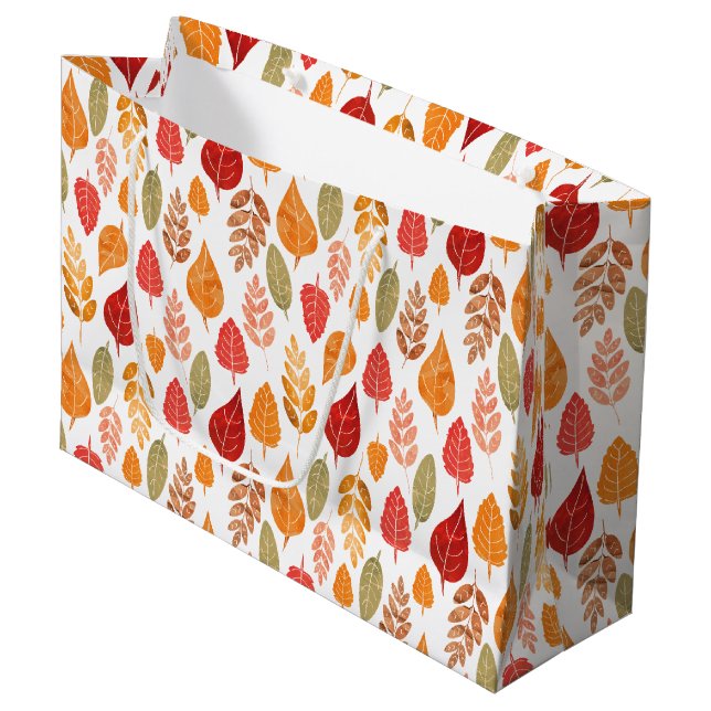 Höst löv Mönster (Framsidan Vinklad)