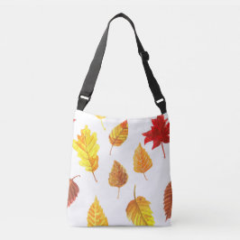 Höst löv mönster axelväska
