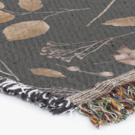 Höst löv Mönster Filt