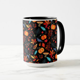 Höst löv Mönster Kaffe Mugg - Anpassningsbar Färg