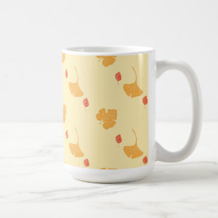 Höst löv mönster kaffemugg