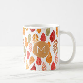 Höst löv Mönster Kaffemugg