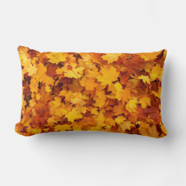 Höst löv Mönster Lumbarkudde