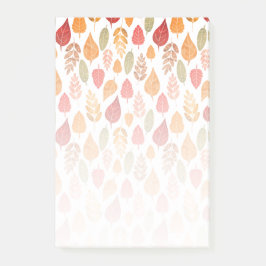 Höst löv Mönster Post-it Block