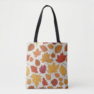 Höst löv Mönster Tote Bag Tygkasse