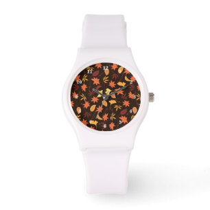 Höst löv Mönster Watch Armbandsur