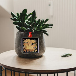 Höst löv Mosaic Ram Julgransprydnad Metall