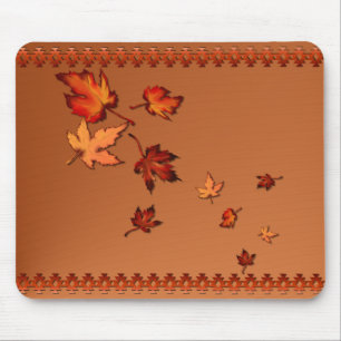 Höst löv Mousepad Musmatta