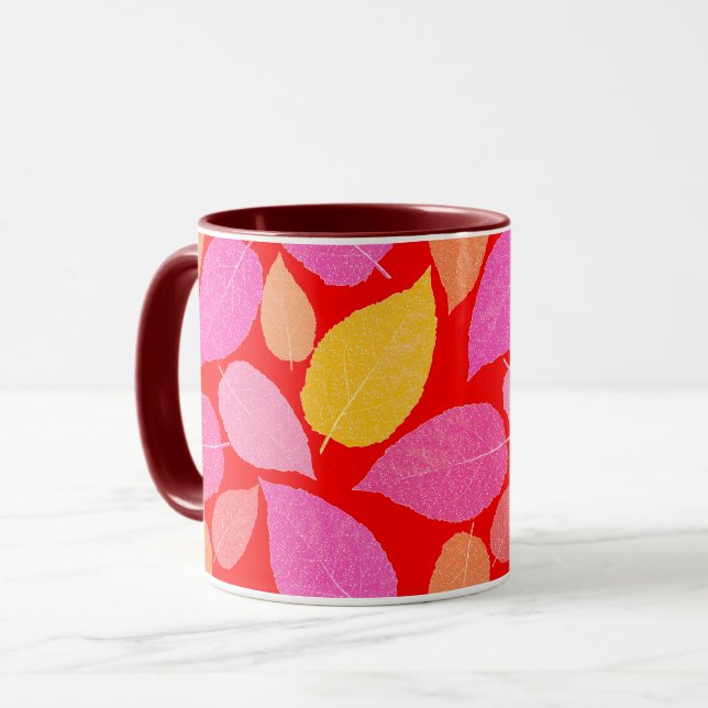 Höst löv mugg (Framsida vänster)