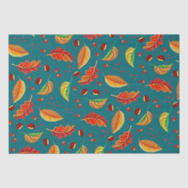 Höst löv Nöt Kestnötter Mönster Elegant Fall