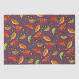 Höst löv Nöt Kestnötter Mönster Elegant Fall