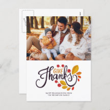 Höst löv och Berries Thanksgiving Photo