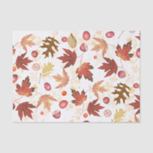 Höst löv och Berries Tissue Paper