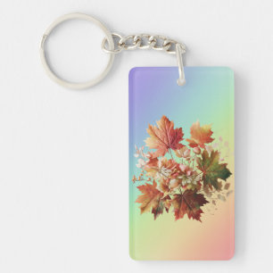 Höst löv och blommor i Fall Bouquet Art