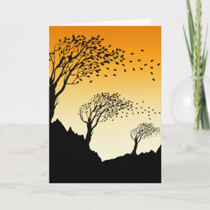 höst löv och Dikt om Vinden Kort