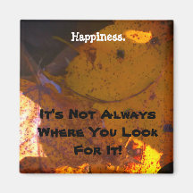 Höst löv och Lycklig Ansikte