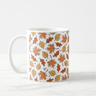Höst löv och Mönster Kaffemugg