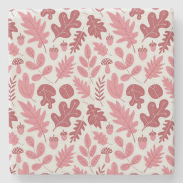 Höst löv och Mönster Stenunderlägg