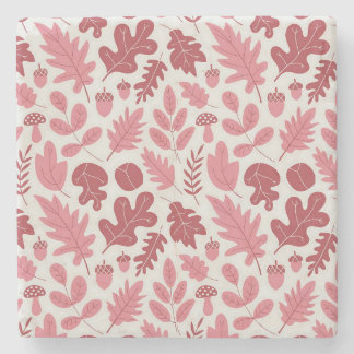 Höst löv och Mönster Stenunderlägg