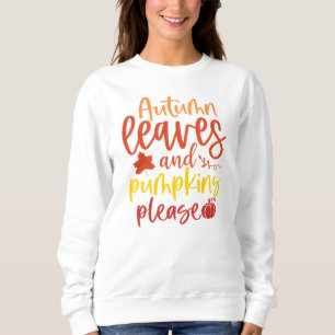 Höst löv och Pumpkin, snälla Fall T Shirt