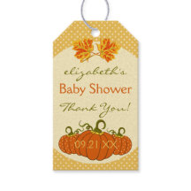 Höst löv och Pumpkins Shower Tack